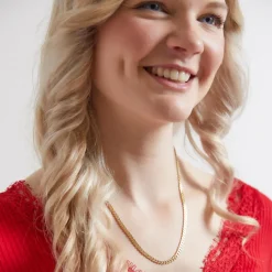 585er Gold Panzerkette in 4,1 mm Stärke BIN1125-14KGSL