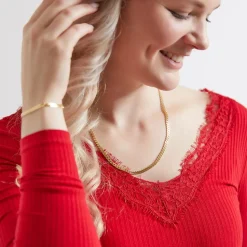 585er Gold Panzerkette in 4,1 mm Stärke BIN1125-14KGSL