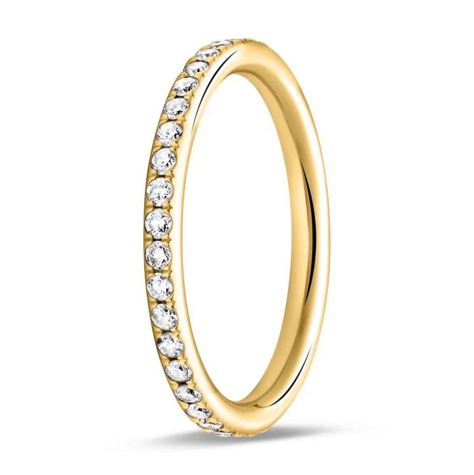 750er Gold Ring Eternity 43 Diamanten DR0357-18KG