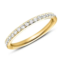 750er Gold Ring Full Eternity 37 Diamanten DR0359-18KG
