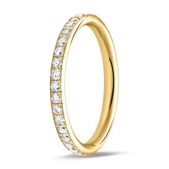 750er Gold Ring Full Eternity 37 Diamanten DR0359-18KG