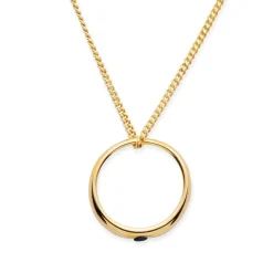 333er Gold Taufkette poliert Saphir KTR0017SLK