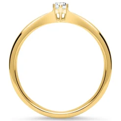 750er Gold Verlobungsring mit lab-grown Brillant VR0367-LSL