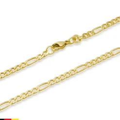 333er Goldarmband: Figaroarmband Gold 19cm BIN5025-19