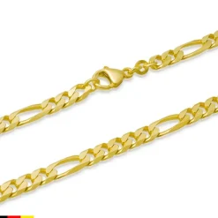 333er Goldarmband: Figaroarmband Gold 21cm BIN5032-21