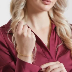 585er Goldarmband mit Ankerkettengliedern, 2 mm BIN1129-14KGSL