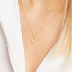 333er Goldkette Buchstabe G mit Zirkonia GP0138SLK