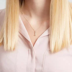 333er Goldkette Buchstabe J mit Zirkonia GP0141SLK