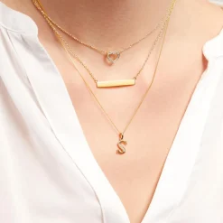 333er Goldkette Buchstabe S mit Zirkonia GP0150SLK