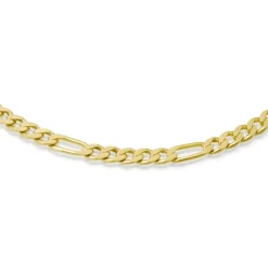 585er Goldkette: Figarokette Gold 55cm BIN1093-55