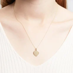 585er Goldkette Herz, gravierbar GP0321-14KYSLK