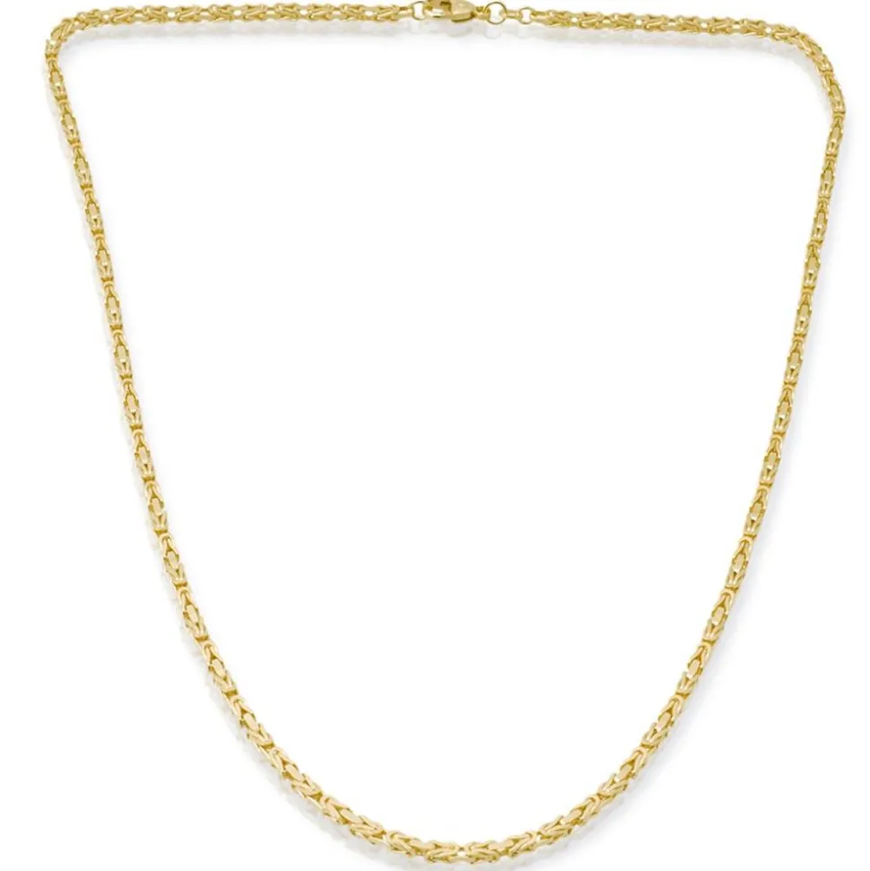 585er Goldkette: Königskette Gold 50cm BIN1057-50