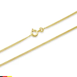 333er Goldkette: Panzerkette Gold 45cm BIN1004-45
