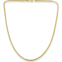 585er Goldkette: Schlangenkette Gold 45cm BIN1077-45