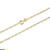 585er Goldkette: Singapurkette Gold 45cm BIN1019-45