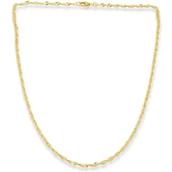 333er Goldkette: Singapurkette Gold 50cm BIN1051-50