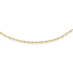 585er Goldkette: Singapurkette Gold 45cm BIN1015-45