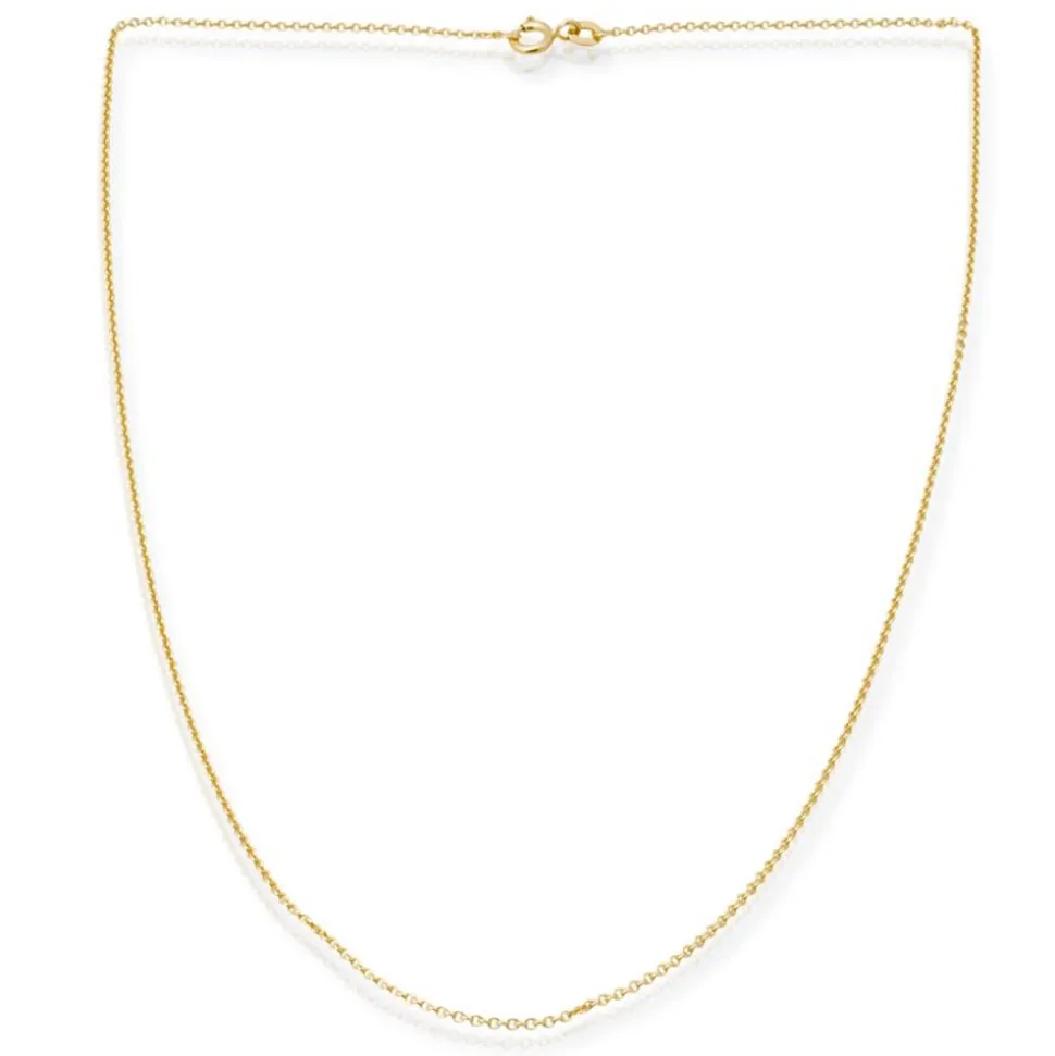 585er Goldkette: S-Panzerkette Gold 45cm BIN1038-45