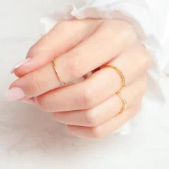 333er Goldring mit Herz und Zirkoniasteinen GR0181