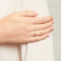 333er Goldring mit Herz und Zirkoniasteinen GR0181