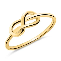 375er Goldring mit Unendlichkeitszeichen GR0191