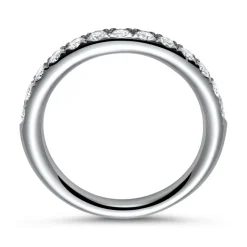 950er Platin Half Eternity Ring 13 Diamanten DR0353-PT