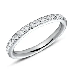 950er Platin Memoire Ring 17 Brillanten DR0351-PT