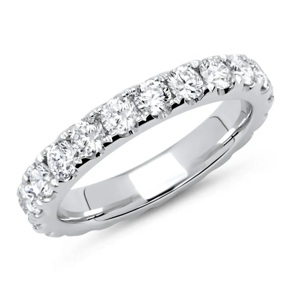950er Platin Memoire Ring 22 Diamanten DR0105-PT