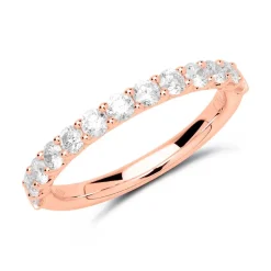 585er Roségold Eternity Ring 13 Brillanten DR0342-14KR