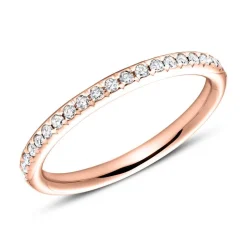 585er Roségold Eternity Ring 2Diamant DR0349-14KR