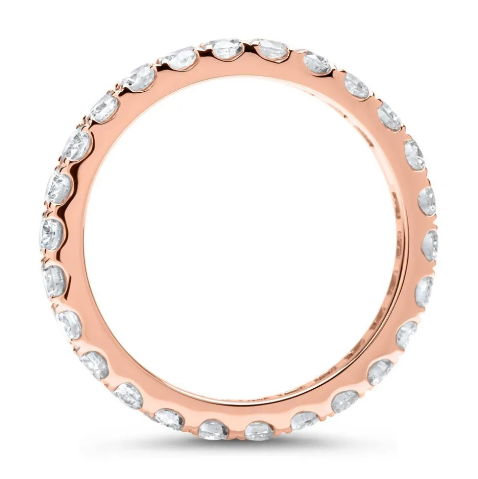 585er Roségold Eternity Ring 26 Brillanten DR0101-14KR
