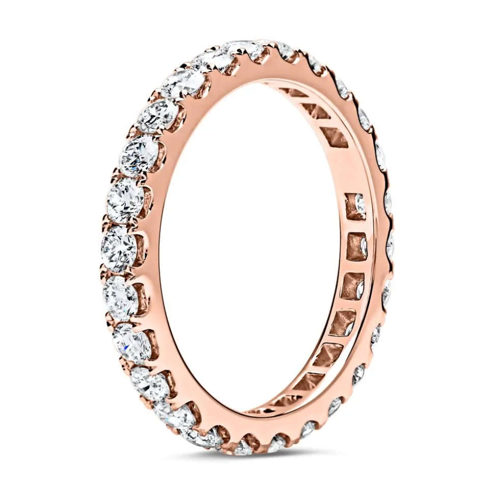 585er Roségold Eternity Ring 26 Brillanten DR0101-14KR