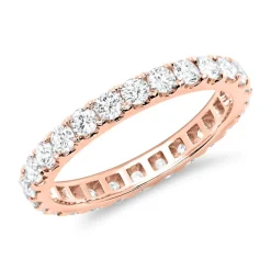 585er Roségold Eternity Ring 26 Brillanten DR0101-14KR-48mm