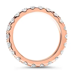 750er Roségold Memoire Ring 22 Diamanten DR0105-18KR