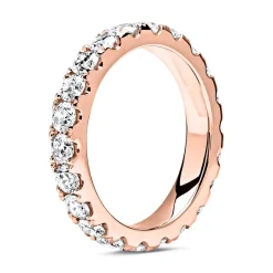 750er Roségold Memoire Ring 22 Diamanten DR0105-18KR-48mm