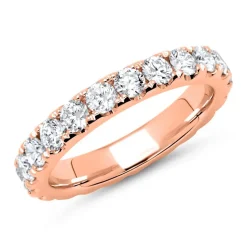 750er Roségold Memoire Ring 22 Diamanten DR0105-18KR-48mm