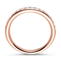 750er Roségold Memoire Ring 17 Brillanten DR0351-18KR