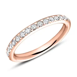 750er Roségold Memoire Ring 17 Brillanten DR0351-18KR