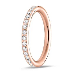 750er Roségold Memoire Ring 34 Brillanten DR0360-18KR