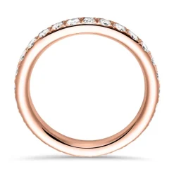 750er Roségold Memoire Ring 28 Diamanten DR0363-18KR