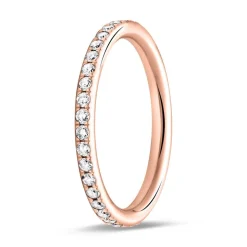 750er Roségold Ring Eternity 43 Diamanten DR0357-18KR