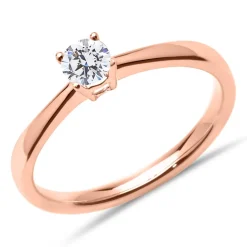 750er Roségold Verlobungsring mit lab-grown Diamant VR0377-LSL