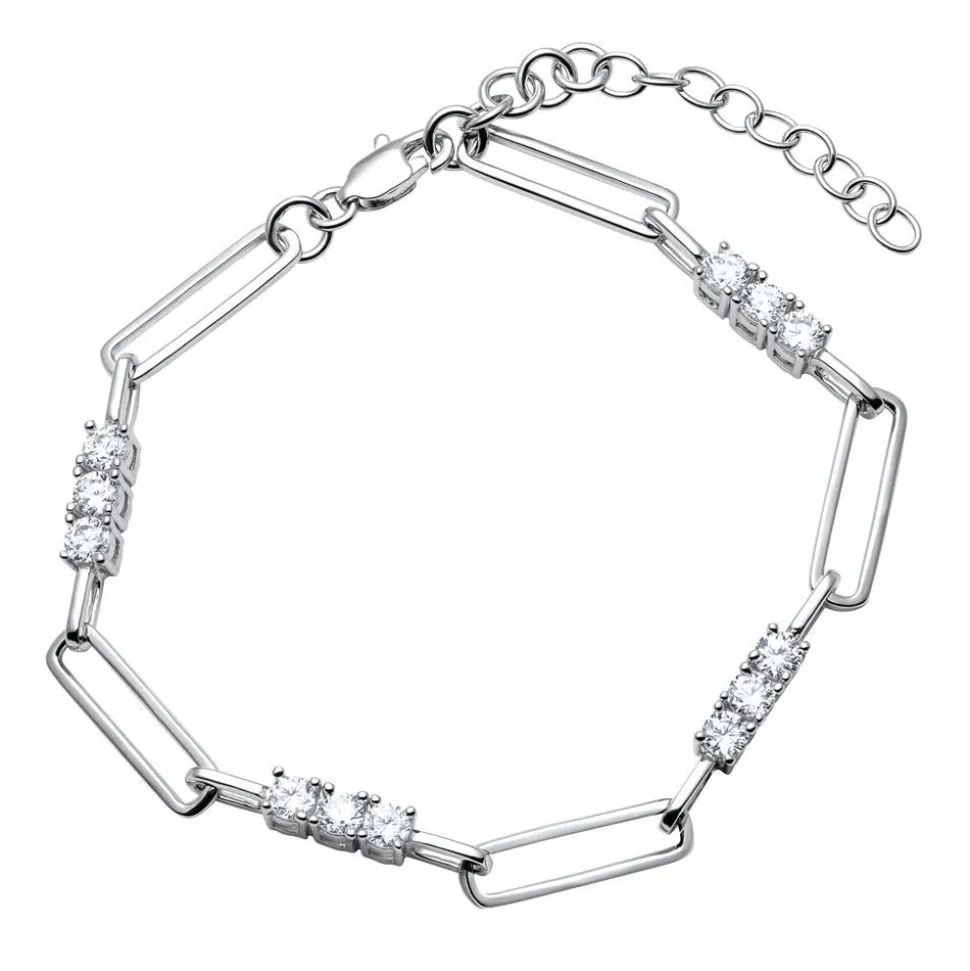 925er Silber Armband für Damen mit Zirkonia SB0460