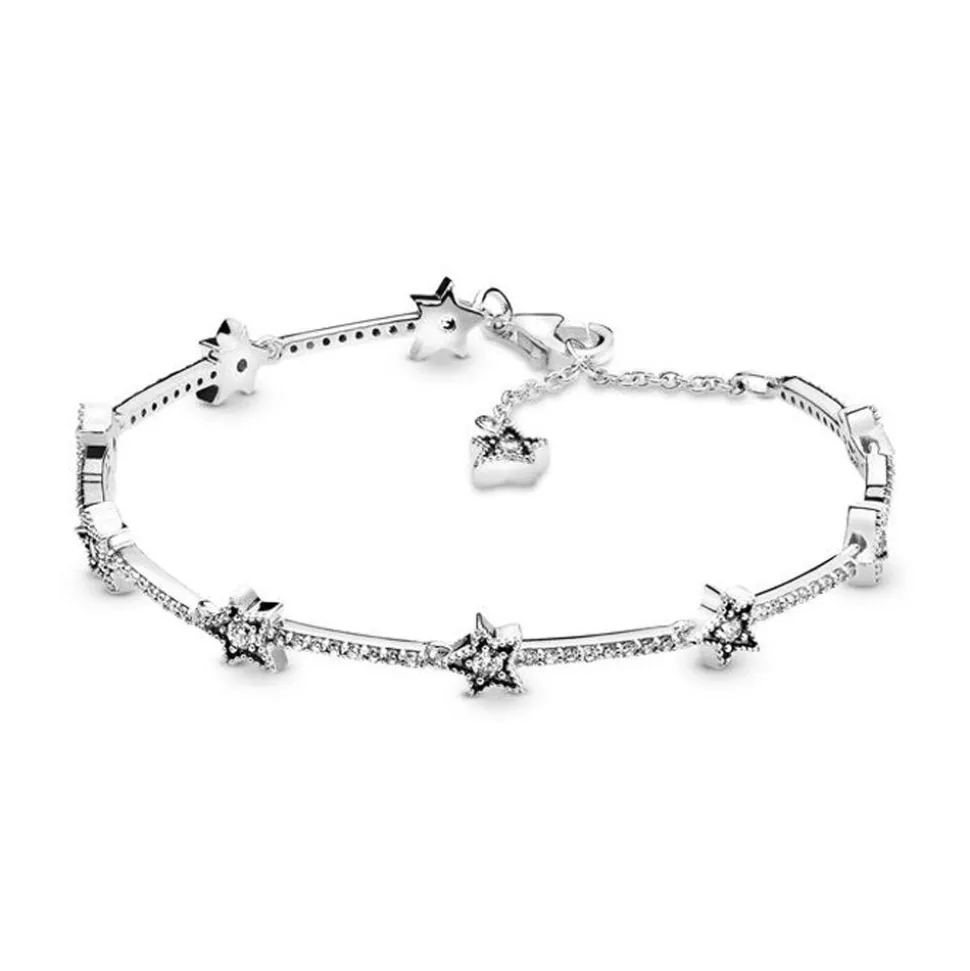 925er Silber Armband Sterne mit Zirkonia 598498C01