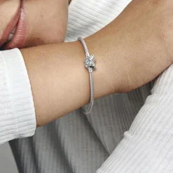 925er Silber Basic Armband für Damen mit Schmetterling 590782C01