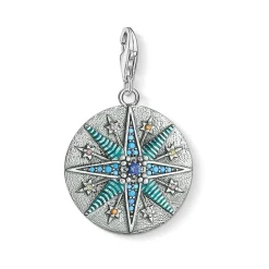 925er Silber Charm Anhänger Vintage Stern 1715-845-7
