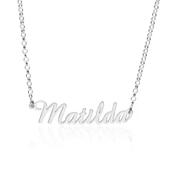 925er Silber Halskette mit Namen frei wählbar NN0073-AgSL