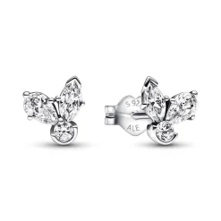 925er Silber Ohrstecker für Damen mit Zirkonia 292406C01