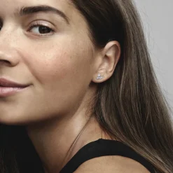 925er Silber Ohrstecker für Damen mit Zirkonia 292406C01