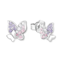 925er Silber Ohrstecker Schmetterlinge mit Zirkonia 2021063